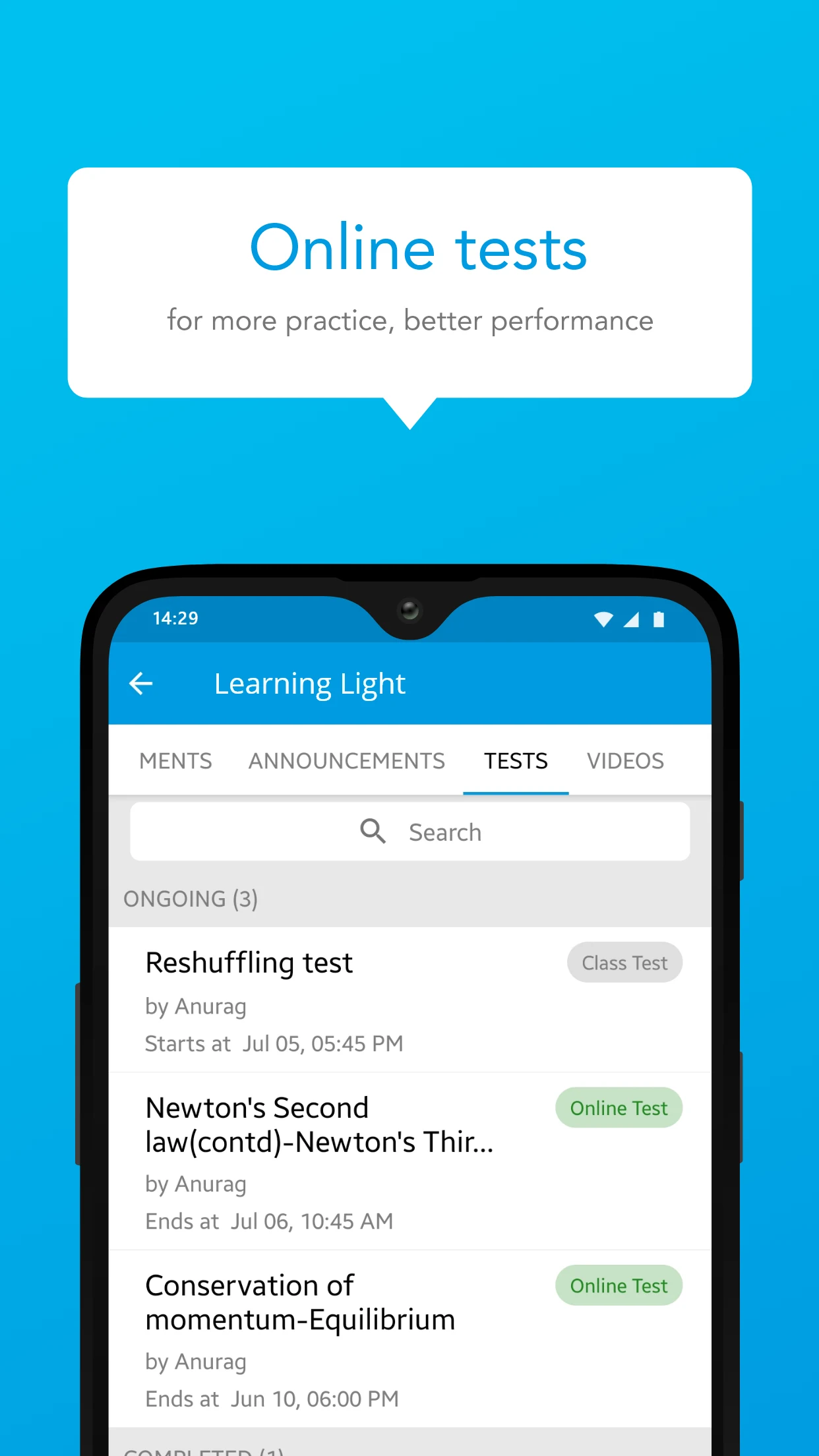 BP CLASSES screenshot